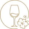icone verre feuille de vigne